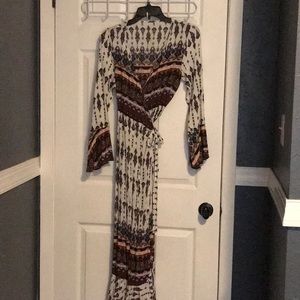 Boho Maxi Wrap Dress